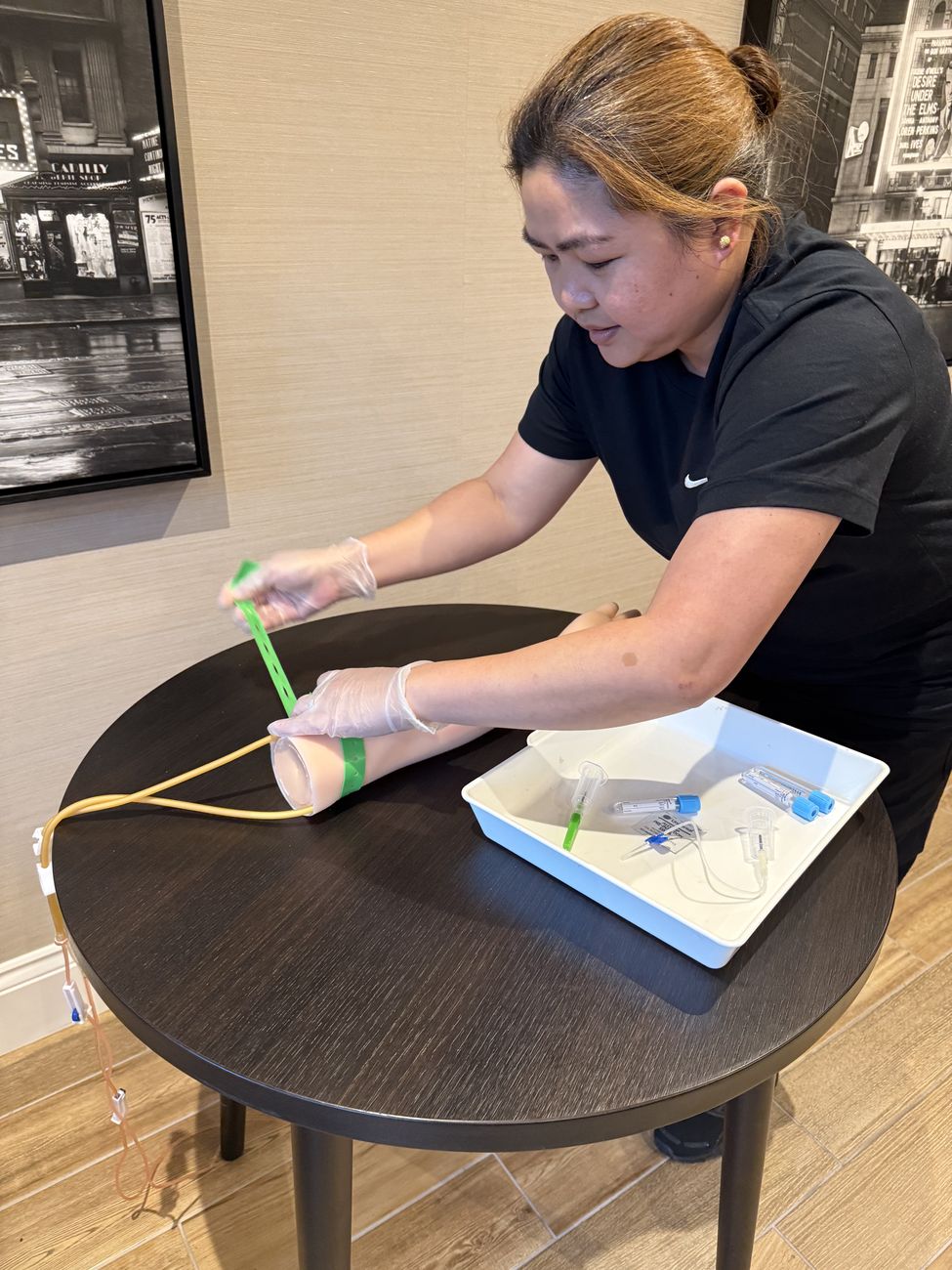 Venepuncture and cannulation clinical training