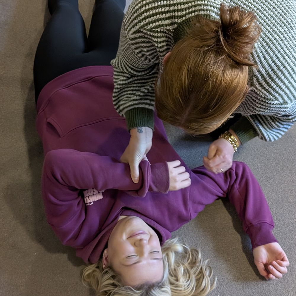 Placing a casualty into the recovery position